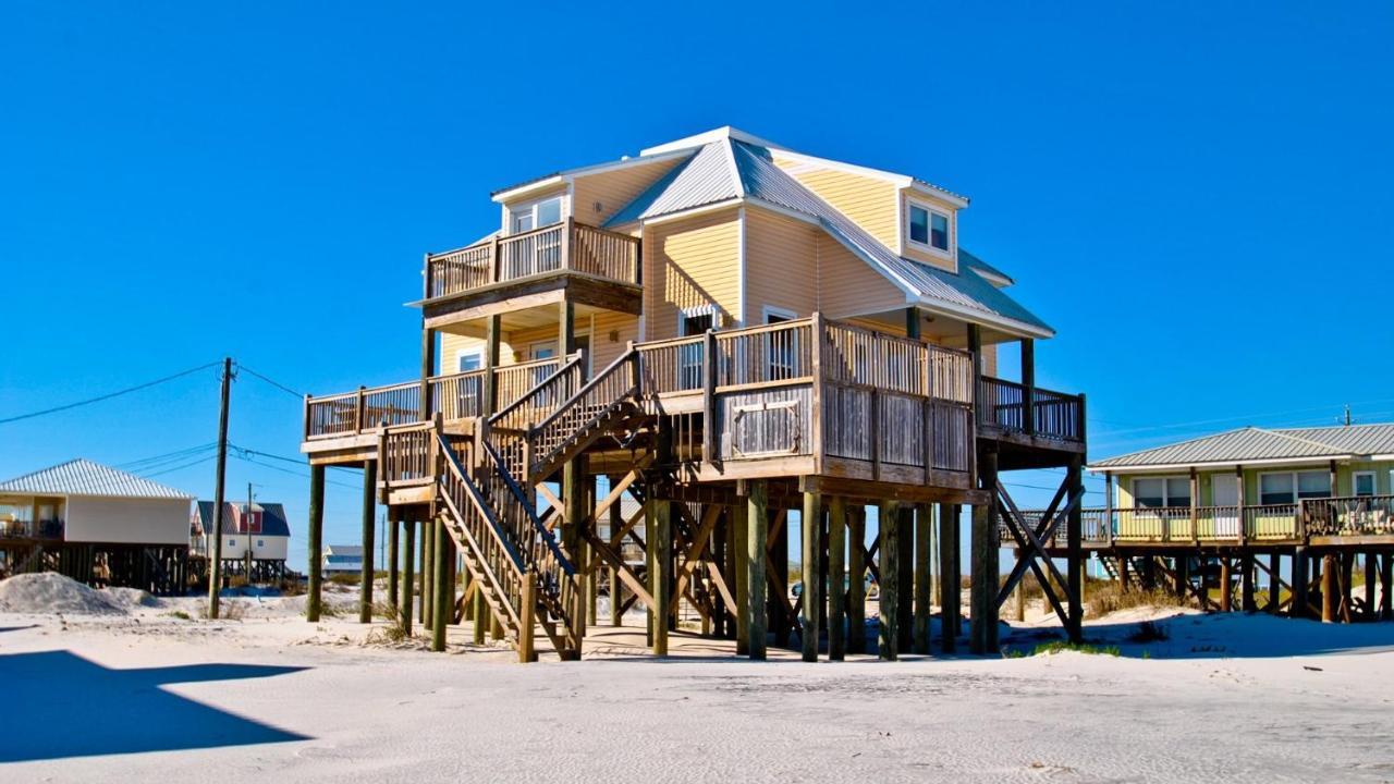 Kowabunga - You'Ll Love The Rooftop Deck And Private Heated Dipping Pool! Pet Friendly! Home Dauphin Island Exterior foto