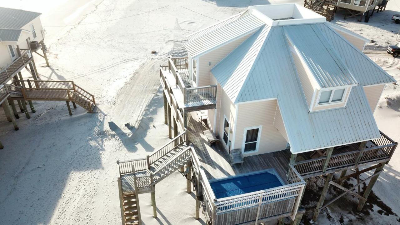Kowabunga - You'Ll Love The Rooftop Deck And Private Heated Dipping Pool! Pet Friendly! Home Dauphin Island Exterior foto